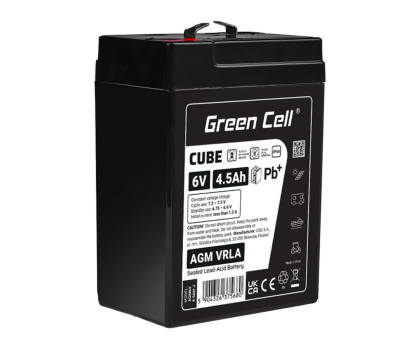 Akumulator do UPS Green Cell Cube AGM VRLA IP54 6V 4.5Ah